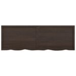 vidaXL Stolová doska tmavosivá 180x60x6 cm ošetrený dubový masív – Obrázok 7