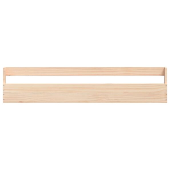 vidaXL Nástenné stojany na topánky 2 ks 110x9x23 cm borovicový masív – Obrázok 6