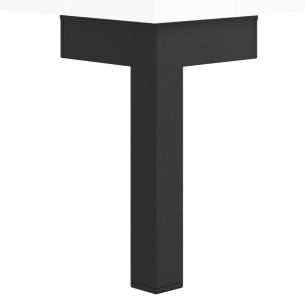 vidaXL Komoda lesklá biela 69,5x34x90 cm spracované drevo – Obrázok 10