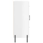vidaXL Komoda lesklá biela 69,5x34x90 cm spracované drevo – Obrázok 7