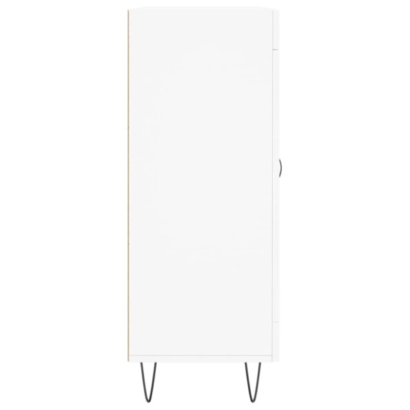 vidaXL Komoda biela 69,5x34x90 cm kompozitné drevo – Obrázok 7