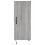 vidaXL Komoda sivý dub sonoma 34,5x34x90 cm spracované drevo – Obrázok 5