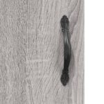 vidaXL Komoda sivý dub sonoma 34,5x34x90 cm spracované drevo – Obrázok 11