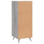 vidaXL Komoda sivý dub sonoma 34,5x34x90 cm spracované drevo – Obrázok 8