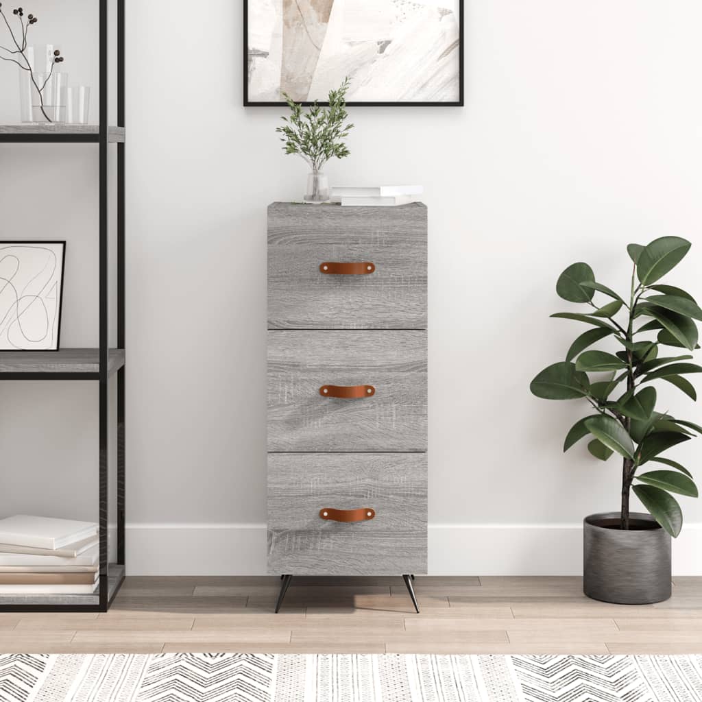 VXL8720845867492_m_en_hd_1.jpg vidaXL Komoda sivý dub sonoma 34,5x34x90 cm spracované drevo – Obrázok 1