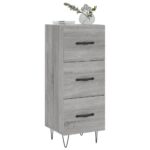 vidaXL Komoda sivý dub sonoma 34,5x34x90 cm spracované drevo – Obrázok 3