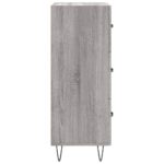 vidaXL Komoda sivý dub sonoma 34,5x34x90 cm spracované drevo – Obrázok 7