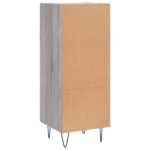 vidaXL Komoda sivý dub sonoma 34,5x34x90 cm spracované drevo – Obrázok 8