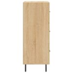 vidaXL Komoda dub sonoma 34,5x34x90 cm spracované drevo – Obrázok 7