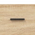 vidaXL Komoda dub sonoma 34,5x34x90 cm spracované drevo – Obrázok 9
