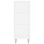 vidaXL Komoda biela 34,5x32,5x90 cm kompozitné drevo – Obrázok 4