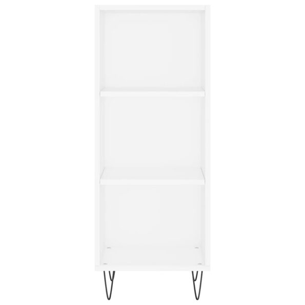 vidaXL Komoda biela 34,5x32,5x90 cm kompozitné drevo – Obrázok 4