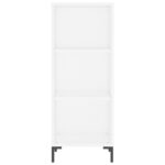 vidaXL Komoda biela 34,5x32,5x90 cm kompozitné drevo – Obrázok 4