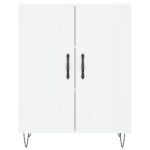 vidaXL Komoda biela 69,5x34x90 cm kompozitné drevo – Obrázok 5