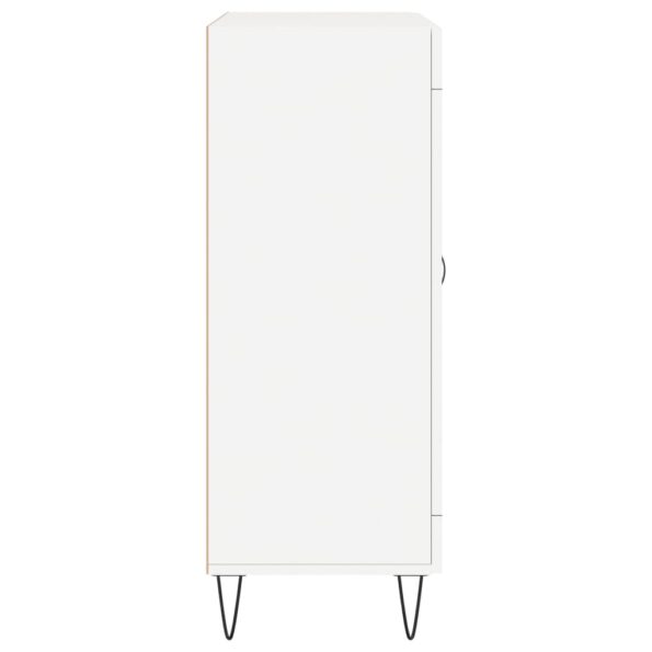 vidaXL Komoda biela 69,5x34x90 cm kompozitné drevo – Obrázok 7