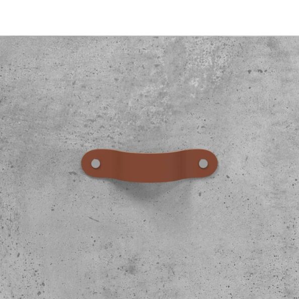 vidaXL Komoda betónovo sivá 69,5x34x90 cm kompozitné drevo – Obrázok 11