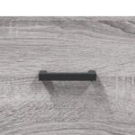 vidaXL Komoda sivý dub sonoma 69,5x34x90 cm kompozitné drevo – Obrázok 11