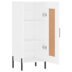 vidaXL Komoda biela 34,5x34x90 cm spracované drevo – Obrázok 6