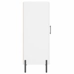 vidaXL Komoda biela 34,5x34x90 cm spracované drevo – Obrázok 7