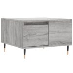 vidaXL Konferenčný stolík sivý dub sonoma 55x55x36,5 spracované drevo – Obrázok 2
