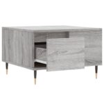 vidaXL Konferenčný stolík sivý dub sonoma 55x55x36,5 spracované drevo – Obrázok 6
