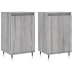 vidaXL Komody 2 ks sivý dub sonoma 40x35x70 cm kompozitné drevo – Obrázok 2