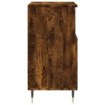 vidaXL Komoda dymový dub 60x35x70 cm spracované drevo – Obrázok 7