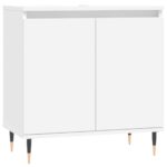 vidaXL Kúpeľňová skrinka biela 58x33x60 cm kompozitné drevo – Obrázok 2