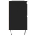 vidaXL Kúpeľňová skrinka čierna 80x33x60 cm kompozitné drevo – Obrázok 6