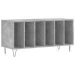vidaXL Skrinka na platne betónovosivá 100x38x48 cm kompozitné drevo – Obrázok 2