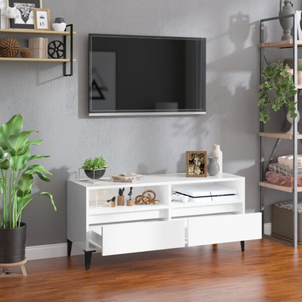 VXL8720845878092_g_en_hd_1.jpg vidaXL TV skrinka lesklá biela 100x34,5x44,5 cm kompozitné drevo – Obrázok 3