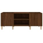 vidaXL Skrinka na platne hnedý dub 121x38x48 cm kompozitné drevo – Obrázok 5