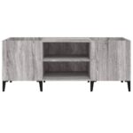 vidaXL Skrinka na platne sivá sonoma 121x38x48 cm kompozitné drevo – Obrázok 5