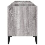 vidaXL Skrinka na platne sivá sonoma 121x38x48 cm kompozitné drevo – Obrázok 6