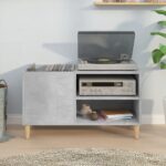 vidaXL Skrinka na platne betónovosivá 84,5x38x48 cm kompozitné drevo – Obrázok 3