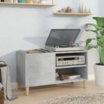 vidaXL Skrinka na platne betónovosivá 84,5x38x48 cm kompozitné drevo