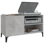 vidaXL Skrinka na platne betónovosivá 84,5x38x48 cm kompozitné drevo – Obrázok 4