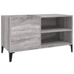 vidaXL Skrinka na platne sivá sonoma 84,5x38x48 cm kompozitné drevo – Obrázok 2