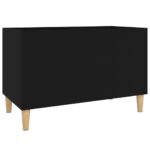 vidaXL Skrinka na platne čierna 74,5x38x48 cm kompozitné drevo – Obrázok 2