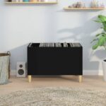 vidaXL Skrinka na platne čierna 74,5x38x48 cm kompozitné drevo – Obrázok 3