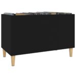 vidaXL Skrinka na platne čierna 74,5x38x48 cm kompozitné drevo – Obrázok 4