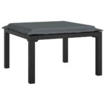 vidaXL 4-dielna záhradná sedacia súprava polyratan čierna a sivá – Obrázok 8