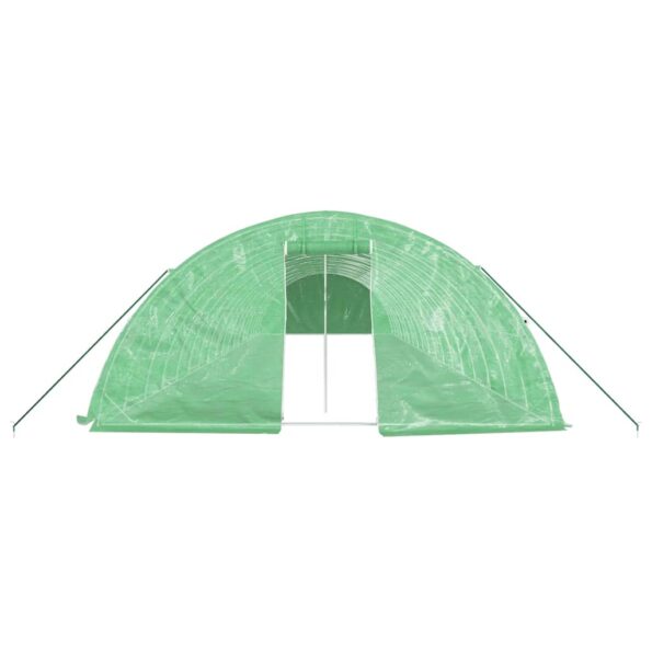 VXL8720845891763_g_en_hd_2.jpg vidaXL Fóliovník s oceľovým rámom zelený 90 m² 18x5x2,3 m – Obrázok 4