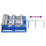 vidaXL Zverák pod vŕtačku modrý 150 mm liatina – Obrázok 5