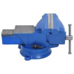 vidaXL Stolný zverák 100 mm liatinový – Obrázok 3
