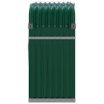 vidaXL Držiak na polená zelený 120x45x100 cm pozinkovaná oceľ – Obrázok 5