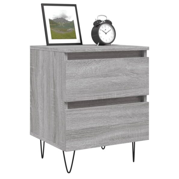 VXL8720845905408_g_en_hd_1.jpg vidaXL Nočné stolíky 2 ks sivý dub sonoma 40x35x50 cm kompozitné drevo – Obrázok 3