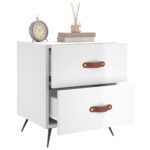 vidaXL Nočný stolík vysoký lesk biely 40x35x47,5 cm kompozitné drevo – Obrázok 7