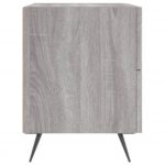 vidaXL Nočné stolíky 2 ks sivé sonoma 40x35x47,5 cm kompozitné drevo – Obrázok 7