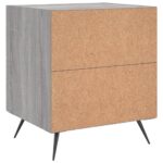 vidaXL Nočné stolíky 2 ks sivé sonoma 40x35x47,5 cm kompozitné drevo – Obrázok 9